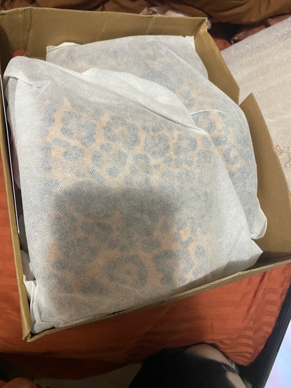 Leopard Print Knee High Almond Toe Embroidery OTK Western Boots NIB Size 8.5 - Picture 9 of 16